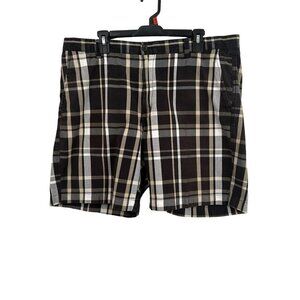Chaps‎ black and tan men's walking shorts, size 38
